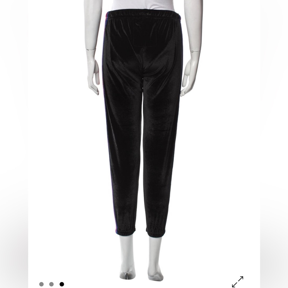 AVIATOR NATION Classic Velvet Stripes Pant in Black - Picture 4 of 11